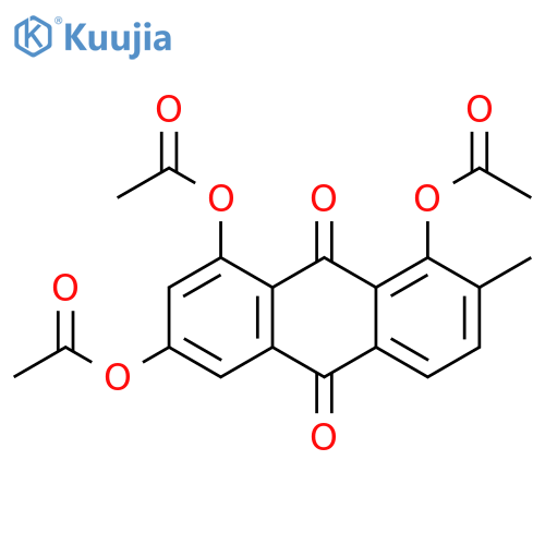 9,10-Anthracenedione, 1,6,8-tris(acetyloxy)-2-methyl- structure