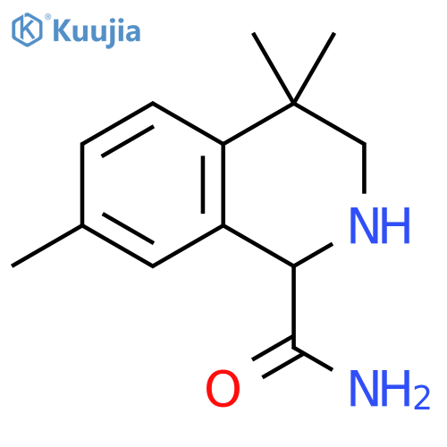 1-Isoquinolinecarboxamide, 1,2,3,4-tetrahydro-4,4,7-trimethyl- structure