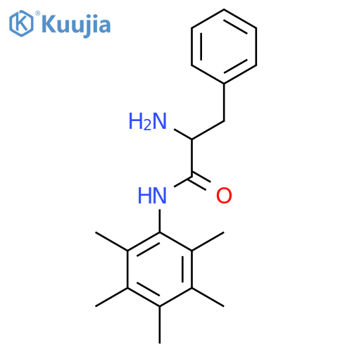 2-Amino-N-(pentamethylphenyl)-3-phenylpropanamide structure