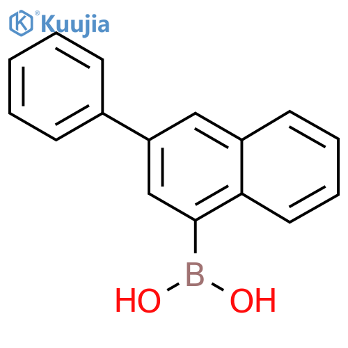 (3-Phenylnaphthalen-1-yl)boronic acid structure