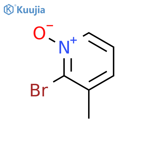 2-Bromo-3-methylpyridine 1-oxide structure