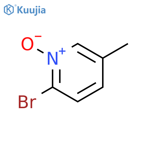 2-Bromo-5-methylpyridine 1-oxide structure