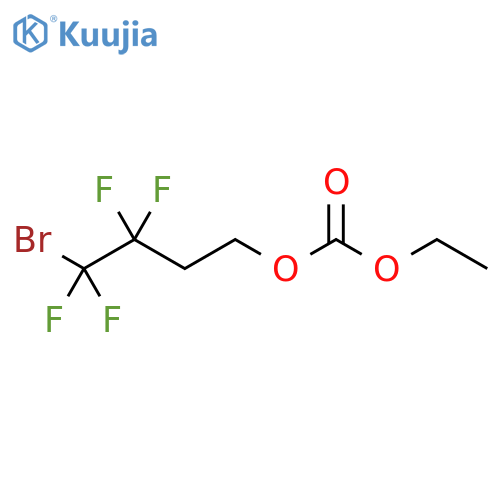 4-Bromo-3,3,4,4-tetrafluorobutyl ethyl carbonate structure