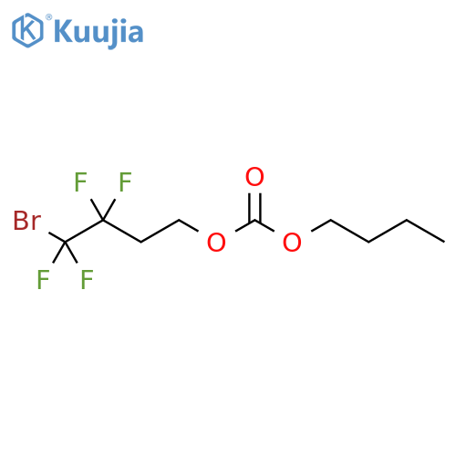 4-Bromo-3,3,4,4-tetrafluorobutyl butyl carbonate structure