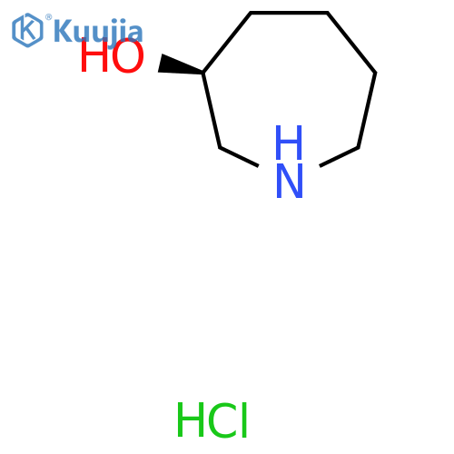 (3S)-azepan-3-ol;hydrochloride structure