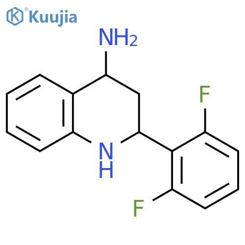 2-(2,6-Difluorophenyl)-1,2,3,4-tetrahydroquinolin-4-amine structure