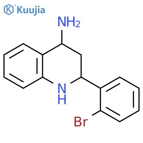 4-Quinolinamine, 2-(2-bromophenyl)-1,2,3,4-tetrahydro- structure