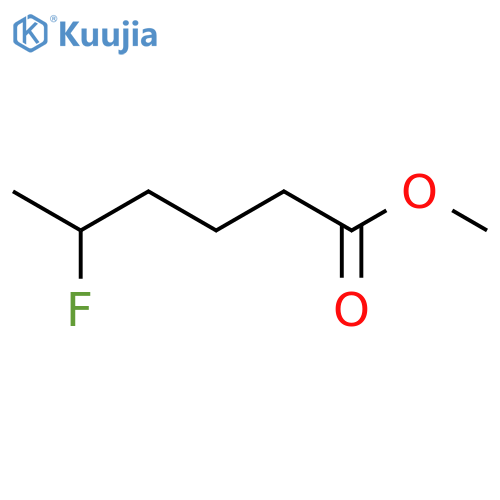 Hexanoic acid, 5-fluoro-, methyl ester structure