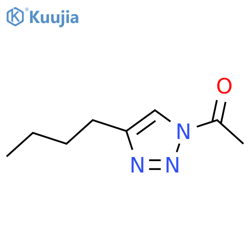 1-(4-butyltriazol-1-yl)ethanone structure