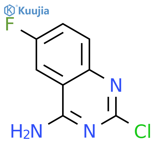 2-Chloro-6-fluoroquinazolin-4-amine structure