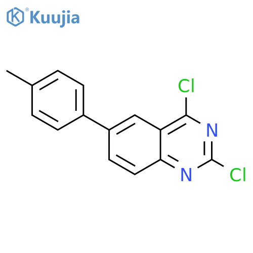 Quinazoline, 2,4-dichloro-6-(4-methylphenyl)- structure