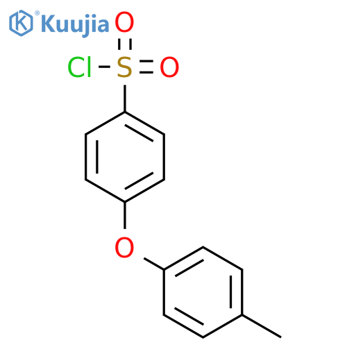 4-(4-methylphenoxy)benzene-1-sulfonyl chloride structure