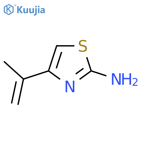 4-(prop-1-en-2-yl)-1,3-thiazol-2-amine structure