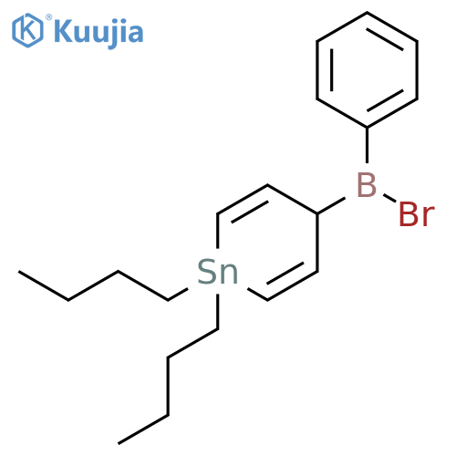 Borane, bromo(1,1-dibutyl-1,4-dihydro-4-stanninyl)phenyl- structure