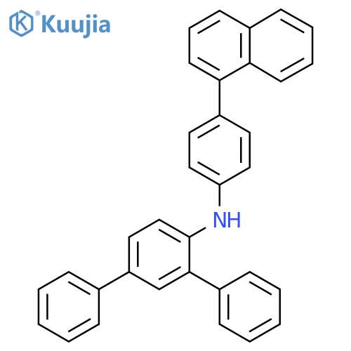 N-(4-(Naphthalen-1-yl)phenyl)-[1,1':3',1''-terphenyl]-4'-amine structure