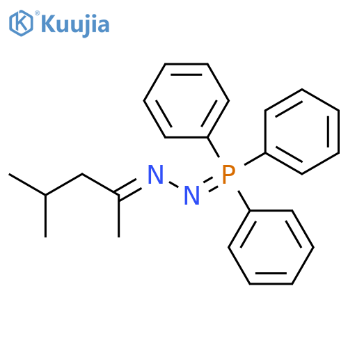 2-Pentanone, 4-methyl-, (triphenylphosphoranylidene)hydrazone, (E)- structure