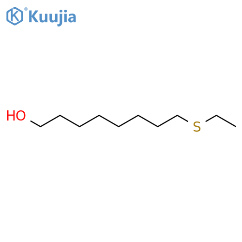 1-Octanol, 8-(ethylthio)- structure