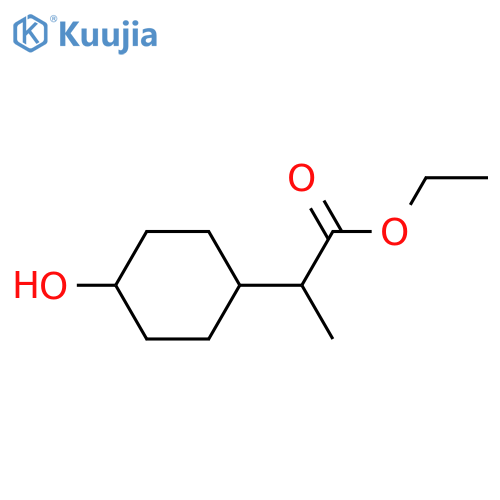 ethyl 2-(4-hydroxycyclohexyl)propanoate structure