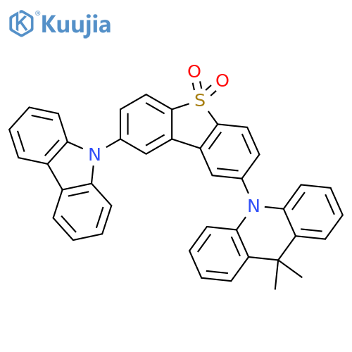 Acridine, 10-[8-(9H-carbazol-9-yl)-5,5-dioxido-2-dibenzothienyl]-9,10-dihydro-9,9-dimethyl- structure