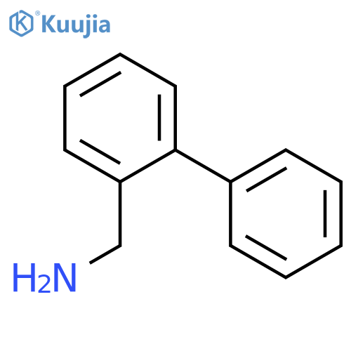 (2-phenylphenyl)methanamine structure