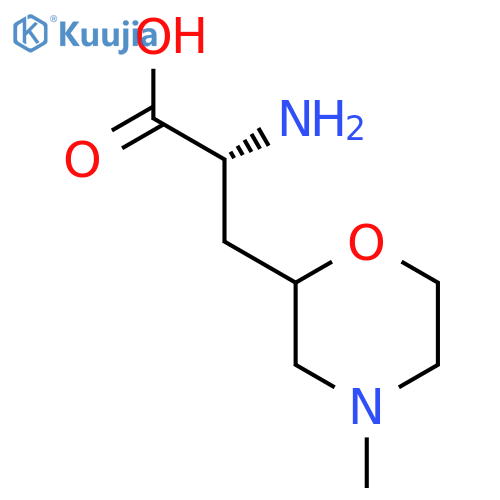 (2R)-2-Amino-3-(4-methylmorpholin-2-yl)propanoic acid structure