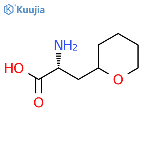 (2R)-2-Amino-3-(oxan-2-yl)propanoic acid structure
