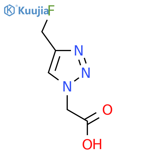 2-[4-(fluoromethyl)-1H-1,2,3-triazol-1-yl]acetic acid structure
