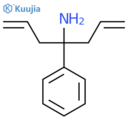 1-Allyl-1-phenylbut-3-enylamine structure
