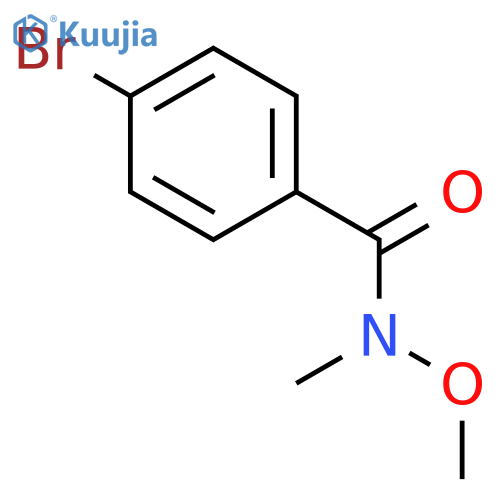 4-Bromo-N-methoxy-N-methylbenzamide structure