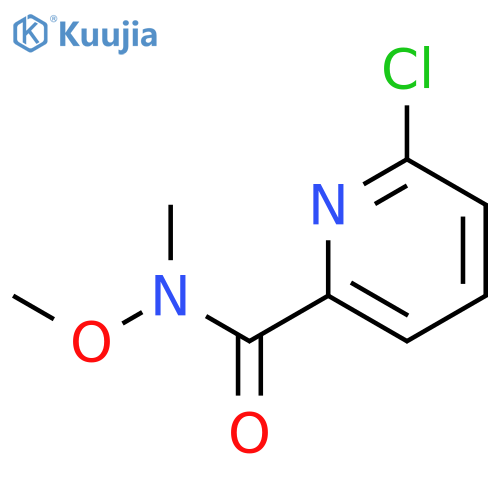6-Chloro-N-methoxy-N-methylpicolinamide structure