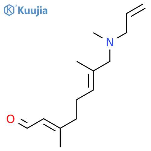 2,6-OCTADIENAL, 3,7-DIMETHYL-8-(METHYL-2-PROPENYLAMINO)-, (E,E)- structure
