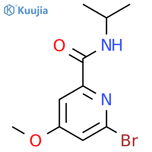 2-Pyridinecarboxamide, 6-bromo-4-methoxy-N-(1-methylethyl)- structure