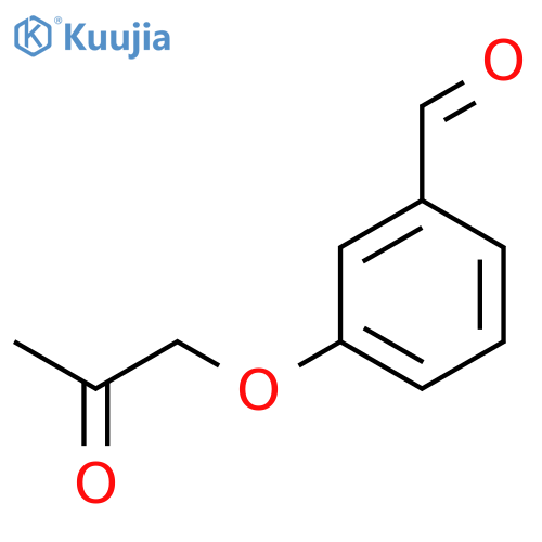 Benzaldehyde, 3-(2-oxopropoxy)- structure