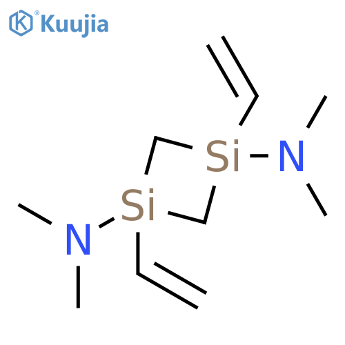 1,3-Disilacyclobutane-1,3-diamine, 1,3-diethenyl-N,N,N',N'-tetramethyl- structure
