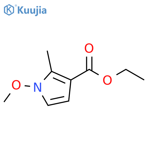 1H-Pyrrole-3-carboxylic acid, 1-methoxy-2-methyl-, ethyl ester structure