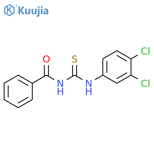 1-benzoyl-3-(3,4-dichlorophenyl)thiourea structure