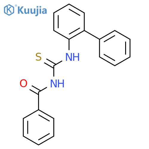 2-{(Benzoylamino)carbothioylamino}-1,1'-biphenyl structure