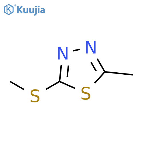 2-methyl-5-(methylsulfanyl)-1,3,4-thiadiazole structure