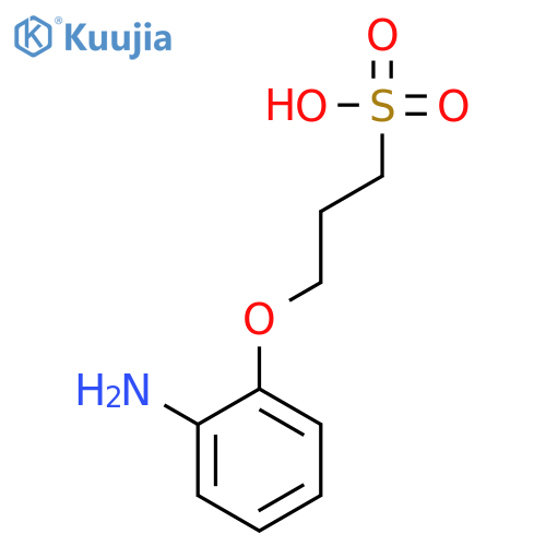 1-Propanesulfonic acid, 3-(2-aminophenoxy)- structure