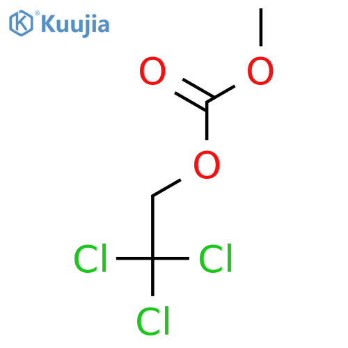 Carbonic acid, methyl 2,2,2-trichloroethyl ester structure