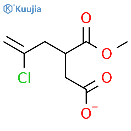 Butanedioic acid, (2-chloro-2-propenyl)-, 1-methyl ester structure