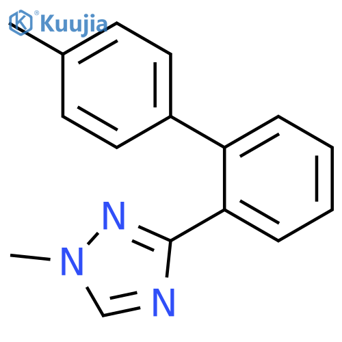 1H-1,2,4-Triazole, 1-methyl-3-(4'-methyl[1,1'-biphenyl]-2-yl)- structure