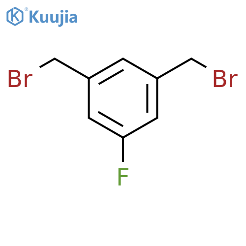 Benzene, 1,3-bis(bromomethyl)-5-fluoro- structure