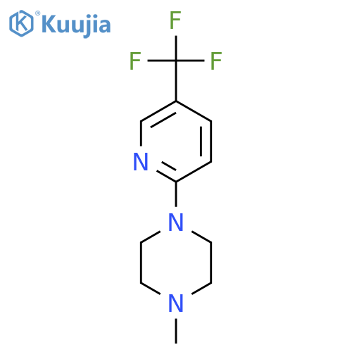 2-(4-Methylpiperazino)-5-trifluoromethylpyridine structure