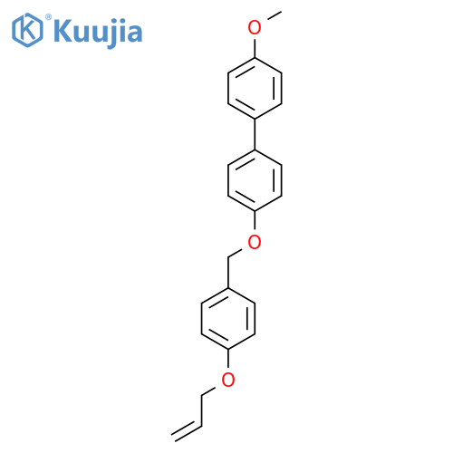 4-Methoxy-4'-({4-[(prop-2-en-1-yl)oxy]phenyl}methoxy)-1,1'-biphenyl structure