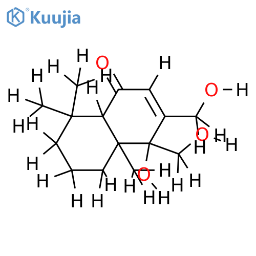 9alpha,11,12-trihydroxydrim-7-en-6-one structure