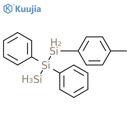 Trisilane, 1-(4-methylphenyl)-2,2-diphenyl- structure