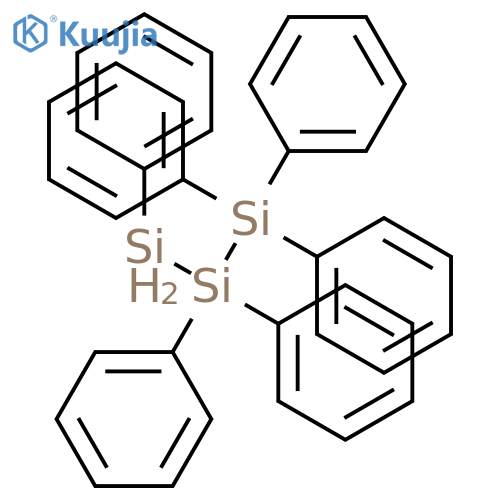 Trisilane, 1,1,1,2,2,3-hexaphenyl- structure