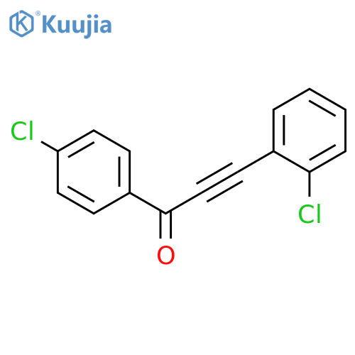 2-Propyn-1-one, 3-(2-chlorophenyl)-1-(4-chlorophenyl)- structure