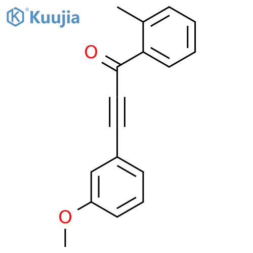 2-Propyn-1-one, 3-(3-methoxyphenyl)-1-(2-methylphenyl)- structure